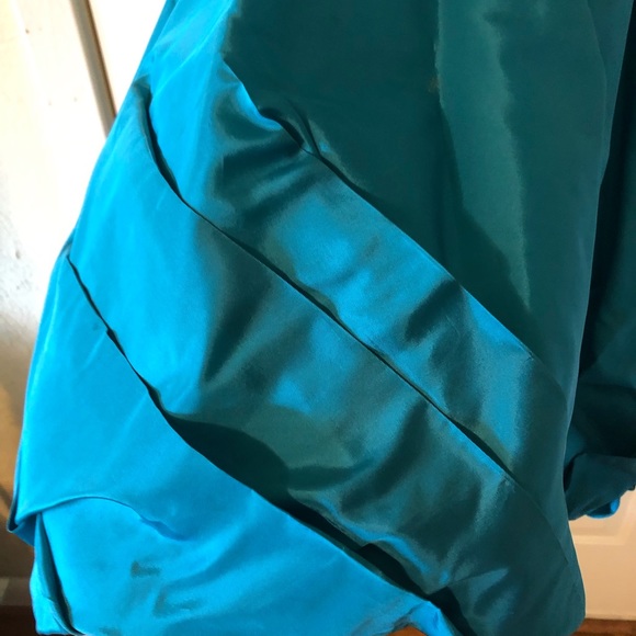 Rare EUC Vintage 1950’s Harry Kaiser Handmade Blue Dress - Picture 3 of 6